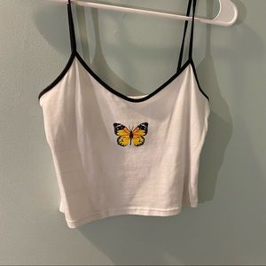 shein butterfly tank 🦋💛